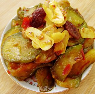 豆瓣蒜香茄子的做法
