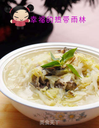 鱼头白菜汤的做法