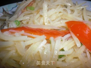 酸辣土豆丝的做法