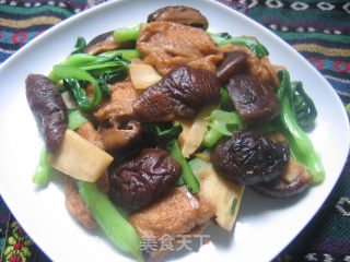 【苏菜】笋菇烧面筋的做法