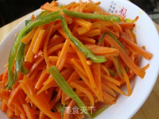 葱香萝卜丝的做法