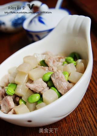 【浙菜】：毛豆炒肉丁咸菜