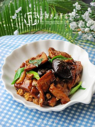 【浙菜】---花雕香菇豆腐的做法