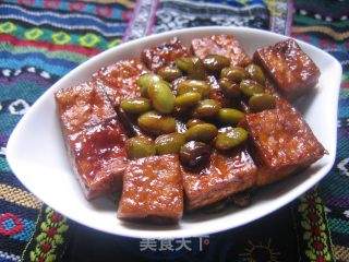 【浙菜】臭豆腐烧毛豆的做法