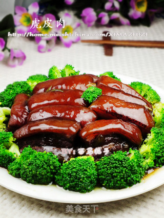 软烂醇香的虎皮肉的做法