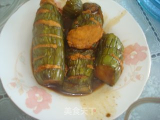鸡肉酿茄子的做法