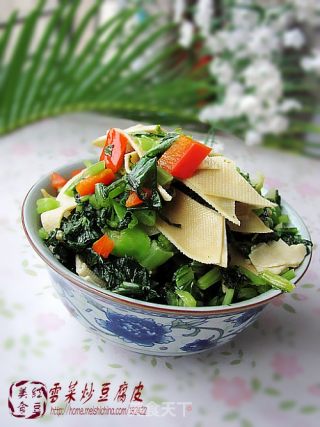 【浙菜】---雪菜豆皮
