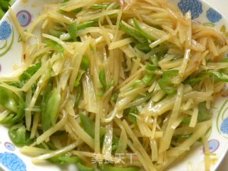 青椒土豆丝的做法