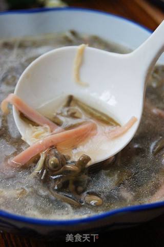 【浙菜】：西湖纯菜汤