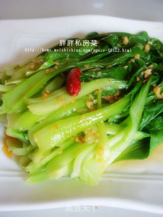 【浙菜】--炝油菜