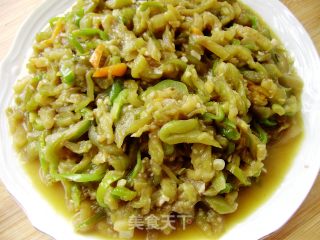 家常小炒----辣炒茄子丝的做法
