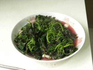 蒜香红苋菜的做法