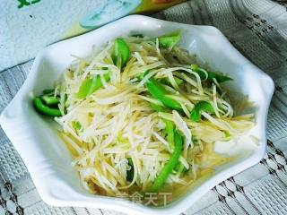 青椒土豆丝的做法