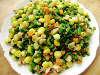 家常菜----豇豆炒玉米粒