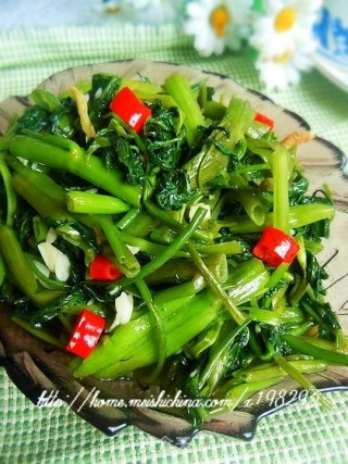 蒜香空心菜的做法