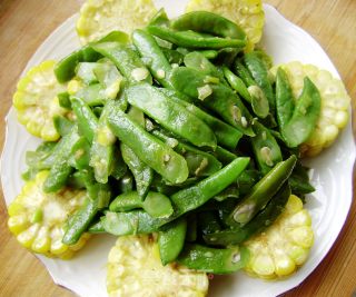 家常菜----豆角烩玉米