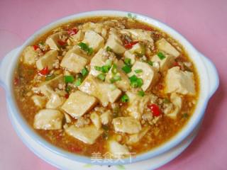 【湘菜】椒粒肉末烧豆腐