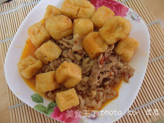 肉末豆腐泡 （新手零难度菜谱）的做法