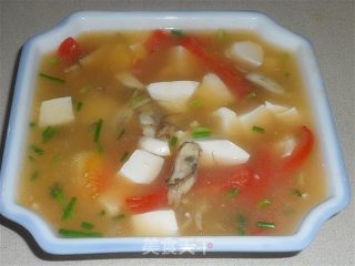 蛏子蕃茄豆腐羹的做法