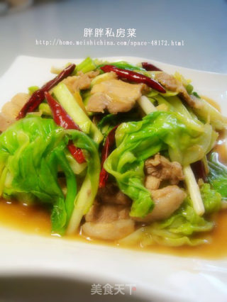 【湘菜】--干锅手撕包菜的做法