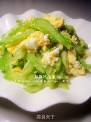 【徽菜】--鸡蛋炒苦瓜的做法