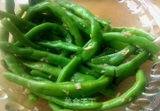蒜泥拌豆角的做法