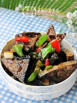 【徽菜】---青椒炒臭豆腐