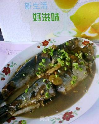 葱烧青鱼的做法