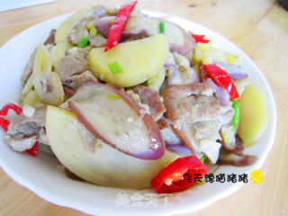 茄子炒土豆片的做法
