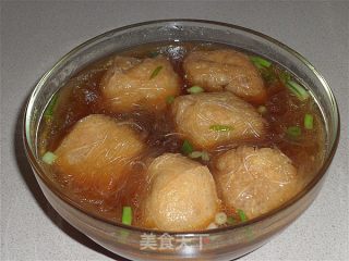油豆腐嵌肉煮粉丝的做法