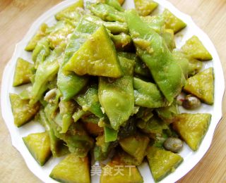 家常菜----豆角烩南瓜