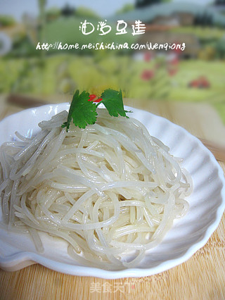 油泼豆莛的做法