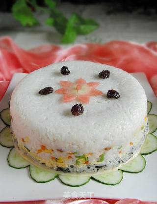花样米饭（七）—浪漫七夕—多味寿司蛋糕的做法