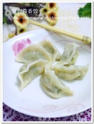 茴香猪肉饺子