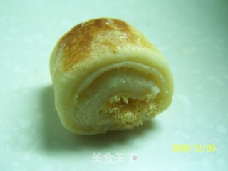 微波炉版肉松迷你小面包