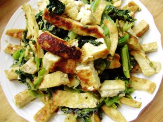 家常菜----小白菜炒豆腐