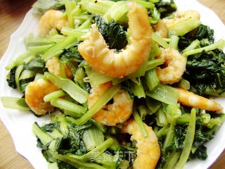 家常菜----海米炒油菜