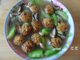 丝瓜肉丸 （丸子的另一种吃法）的做法