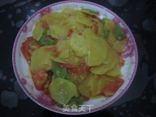 土豆辣椒西红柿的做法