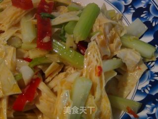剁椒腐竹的做法