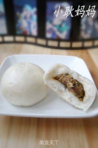 芹菜猪肉包的做法