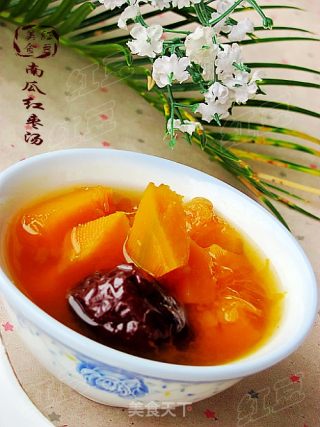 南瓜红枣汤的做法