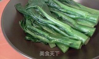 白灼油菜的做法