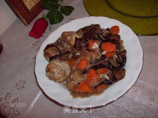 榛蘑炖鸡的做法