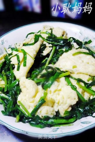韭菜炒鸡蛋的做法