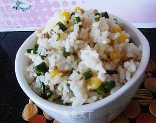 家常炒饭4 ---- 肉糜豇豆饭的做法