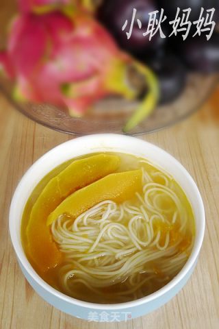 南瓜汤面的做法