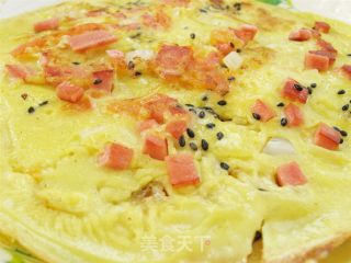 番茄火腿鸡蛋饼的做法