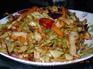 呛炒白菜的做法