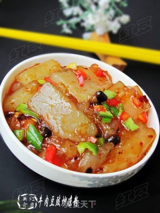 牛肉豆豉炒凉粉的做法